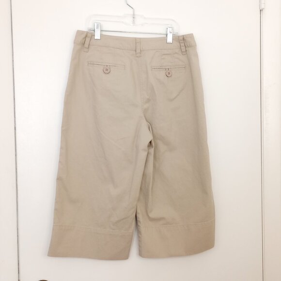 Talbots Khaki Bermuda Cargo Shorts Petite - Picture 6 of 7
